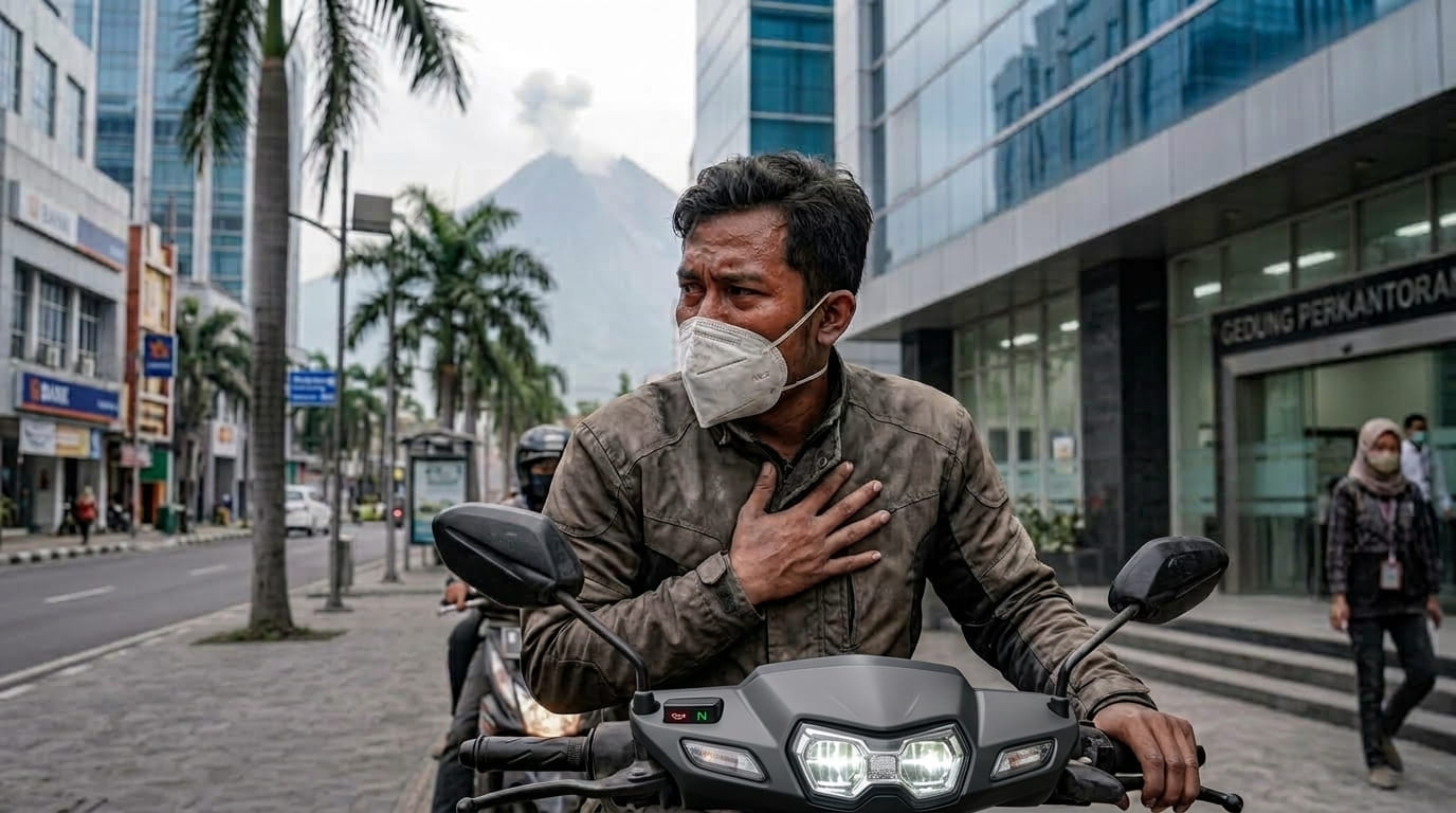 Kesehatan paru saat terpapar abu vulkanik dan cara melindungi saluran pernapasan