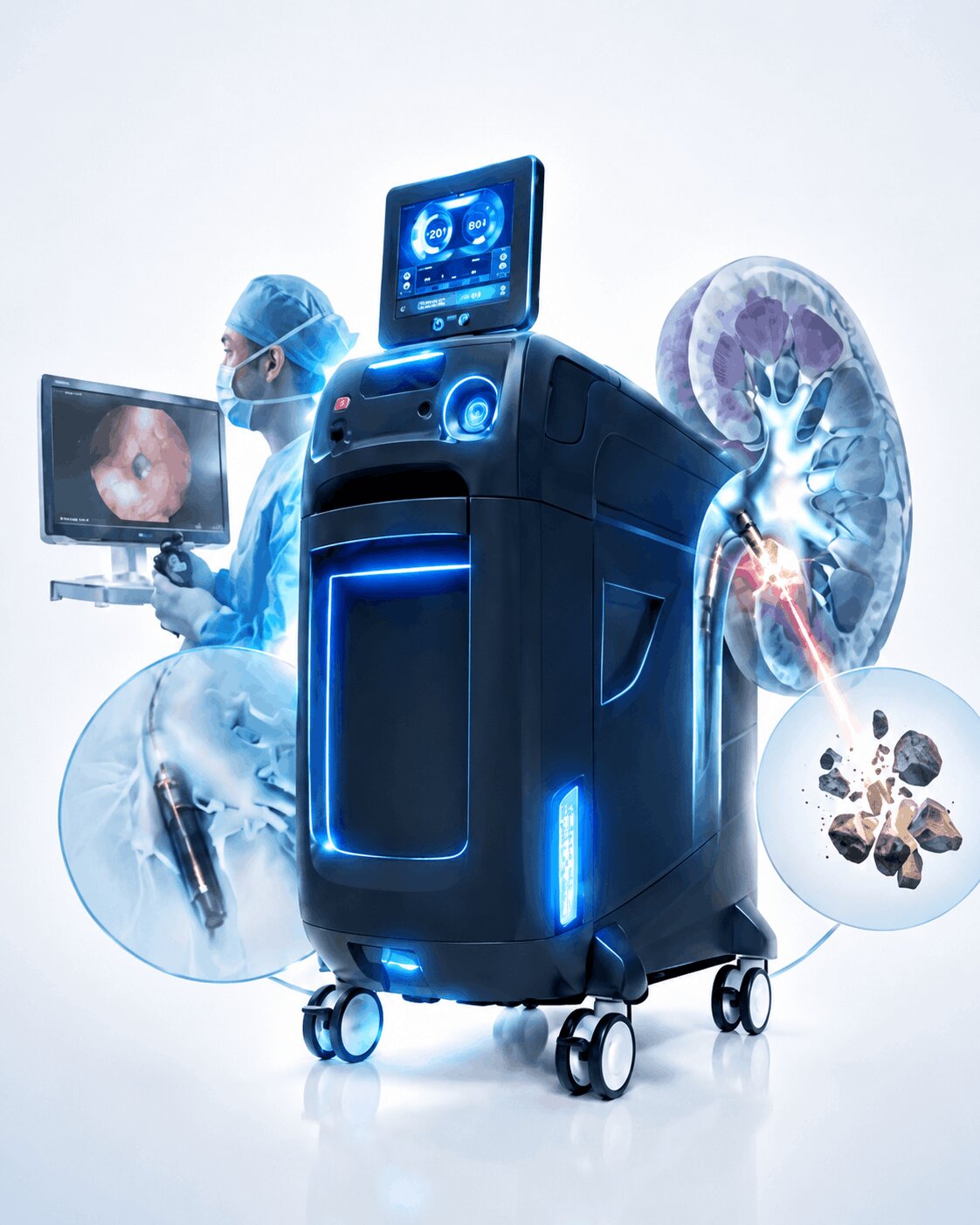 Laser Magneto Urology Technology